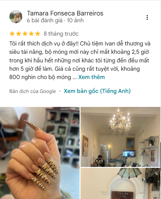 Sasxy Nail Art studio in District 3, HCM