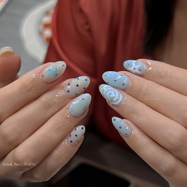 Contemporary nail art at Sobek Nail Studio