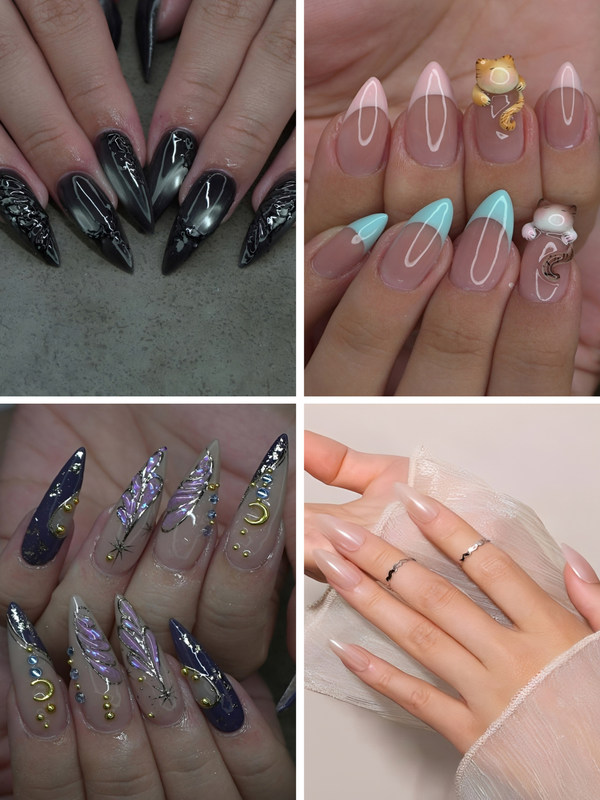 Trendy nail designs taught at Sasxy Nail Art Foundation Course